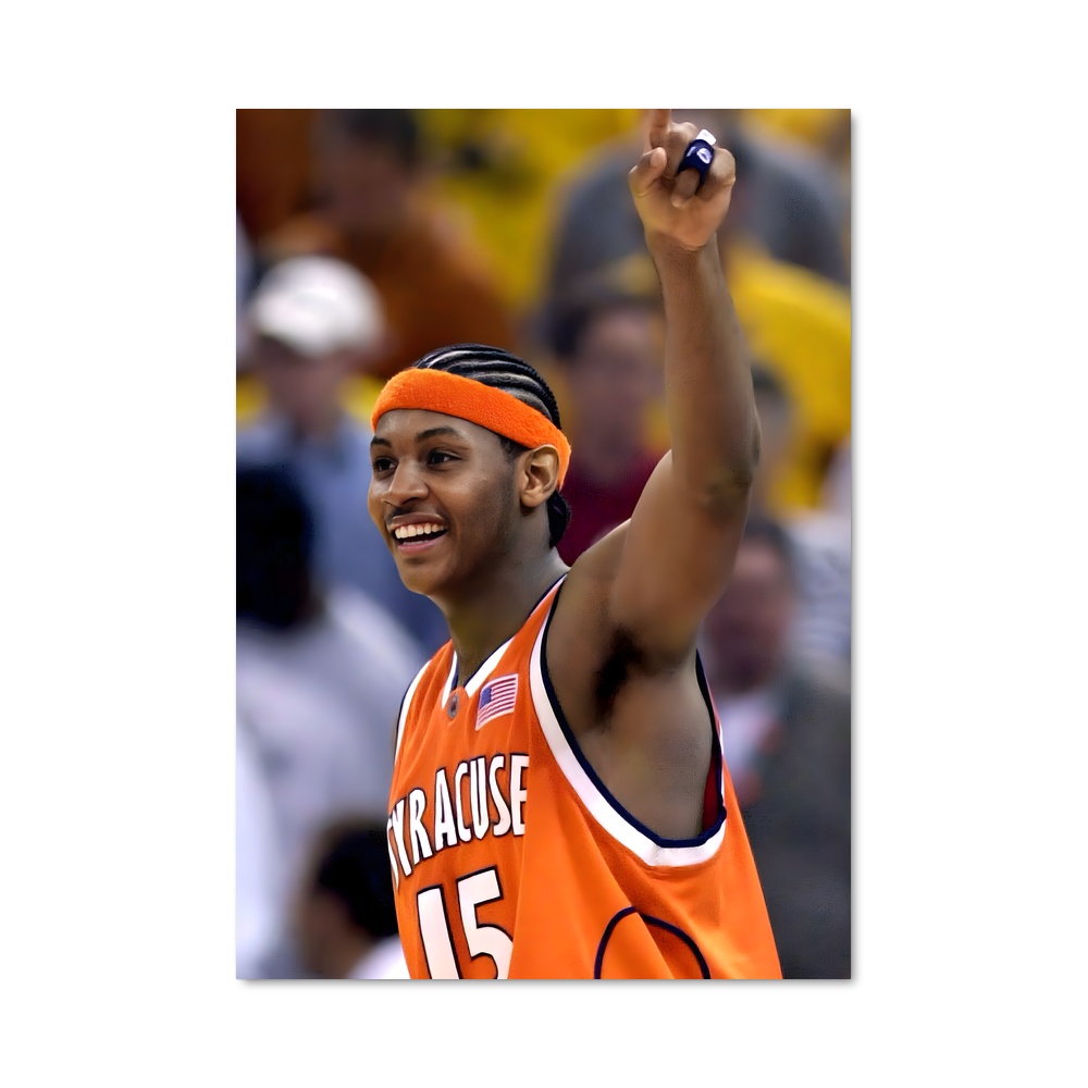 Poster L'Élan Orange – affiche Basketball